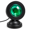 Lampe coucher de soleil — photo studio fond blanc